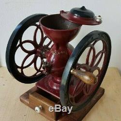 Antique Industrial Double Balance Wheel Enterprise # 3 Coffee Grinder