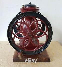 Antique Industrial Double Balance Wheel Enterprise # 3 Coffee Grinder