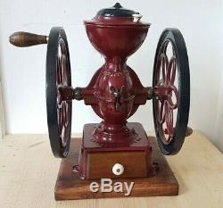 Antique Industrial Double Balance Wheel Enterprise # 3 Coffee Grinder