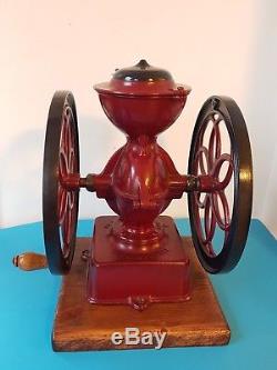 Antique Industrial Double Balance Wheel Enterprise # 3 Coffee Grinder