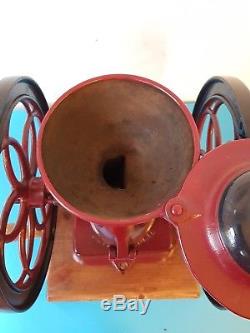 Antique Industrial Double Balance Wheel Enterprise # 3 Coffee Grinder