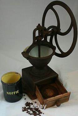 Antique JAPY Freres N2 Coffee Grinder Mill Moulin café Molinillo Macinacaffe