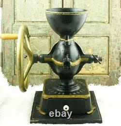 Antique JOSEF ANGER Wien Coffee Grinder Mill Moulin cafe Molinillo Kaffeemühle