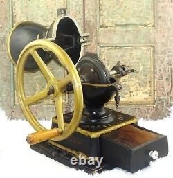 Antique JOSEF ANGER Wien Coffee Grinder Mill Moulin cafe Molinillo Kaffeemühle