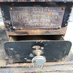 Antique Jabez Burns & Sons Electric Coffee Grinder Wagner Electric New York City