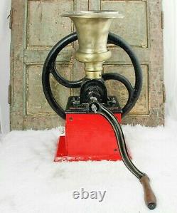 Antique KISSING & MÖLLMANN Coffee Grinder Mill Cast-Iron Moulin Molinillo Cafe