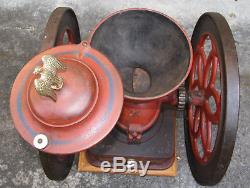 Antique LANDERS FRARY & CLARK #90 coffee grinder mill 19 wheels Enterprise #9