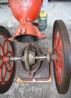 Antique LANDERS FRARY & CLARK #90 coffee grinder mill 19 wheels Enterprise #9