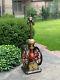 Antique Lamp Iron Coffee Grinder Enterprise Mfg Philadelphia PA Rewired 1 of 2