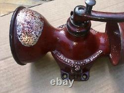 Antique Landers Frary & Clark 001 Wall Mount Coffee Grinder ALL ORIGINAL