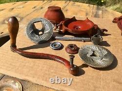 Antique Landers Frary & Clark 001 Wall Mount Coffee Grinder ALL ORIGINAL