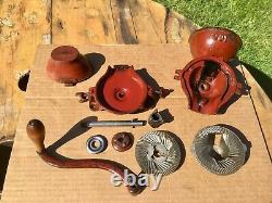 Antique Landers Frary & Clark 001 Wall Mount Coffee Grinder ALL ORIGINAL