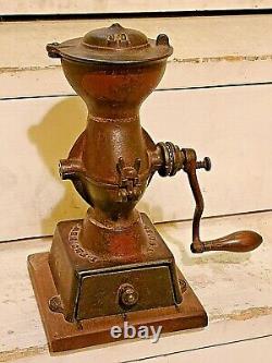 Antique Landers Frary & Clark Cast Coffee Mill Grinder Model #11