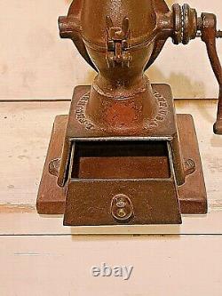 Antique Landers Frary & Clark Cast Coffee Mill Grinder Model #11