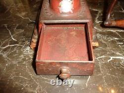 Antique Landers, Frary & Clark Cast Iron No. 11 Coffee Mill Grinder