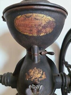 Antique Landers, Frary & Clark No. 50 Crown Coffee Mill Vintage Coffee Grinder