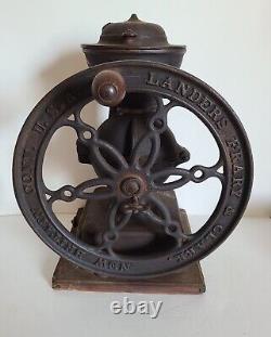 Antique Landers, Frary & Clark No. 50 Crown Coffee Mill Vintage Coffee Grinder