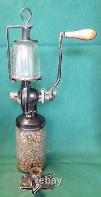 Antique Landers Frary & Clark Universal No. 24. C. I. Wall Mount Coffee Grinder