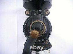 Antique Landers Frary Clark Universal No 24 Wall Mount Coffee Grinder Excellent
