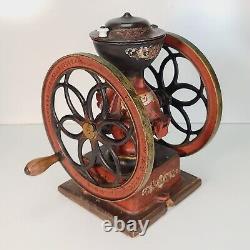 Antique Landers Frary and Clark #20 Coffee Mill Grinder Red Original