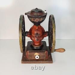 Antique Landers Frary and Clark #20 Coffee Mill Grinder Red Original
