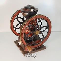 Antique Landers Frary and Clark #20 Coffee Mill Grinder Red Original