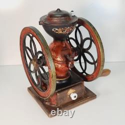 Antique Landers Frary and Clark #20 Coffee Mill Grinder Red Original