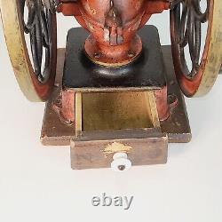 Antique Landers Frary and Clark #20 Coffee Mill Grinder Red Original