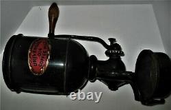 Antique Landers and Frary Universal 014 Wall Mount Coffee Mill Tin + Cast Iron