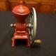 Antique MJF Patentado Coffee Grinder Mill Original Cast Iron Single Wheel Spain