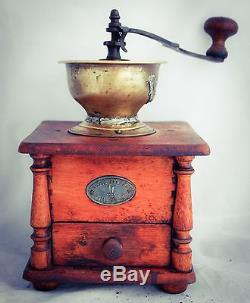Antique MUTZIG FRAMONT Coffee Grinder MILL Moulin Cafe Molinillo Kaffeemuehle