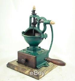 Antique MUTZIG FRAMONT Coffee Grinder Mill Moulin Molinillo cafe Macinacaffe