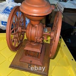 Antique Mill Lane Brothers COFFEE GRINDER Cast Iron Country Store Coffee Mill
