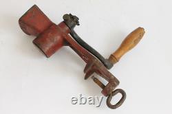 Antique Netherlands FITTJE Hand Crank Coffee Grinder 1930`s