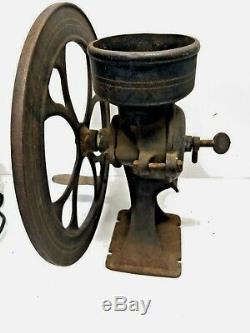 Antique No. 2 Cast Iron Coffee Mill Grain Grinder