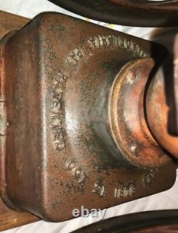 Antique No 7 1873 Coffee Grinder 17 Wheels Enterprise Mfg Philadelphia Complete