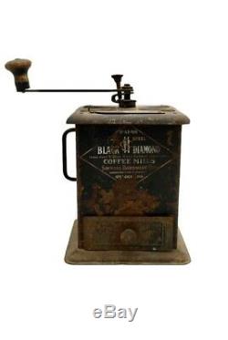 Antique ONE POUND COFFEE MILL GRINDER Simmons Hardware Co. Metal