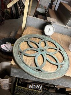 Antique Old Enterprise Coffee Grinder Mill Cast Iron 24.5 Wheel Handle Part USA