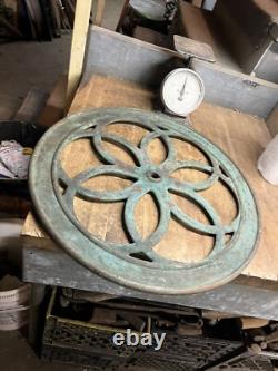 Antique Old Enterprise Coffee Grinder Mill Cast Iron 24.5 Wheel Handle Part USA