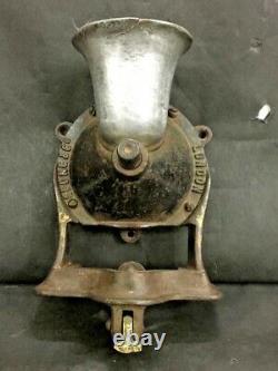 Antique Old Rare Spong & Co. Ltd No. 4 Iron Coffee Grinder Made In England