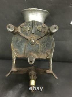 Antique Old Rare Spong & Co. Ltd No. 4 Iron Coffee Grinder Made In England