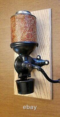 Antique Original ARCADE ROYAL Embossed Tin & Cast Iron Coffee Grinder Pat. 1894