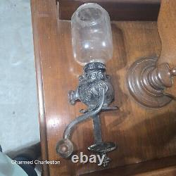 Antique Original Crystal Arcade #3 Coffee Grinder