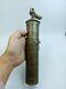 Antique Ottoman Brass Coffee Grinder Stamped Turkey Mill Handle Turkish Spise