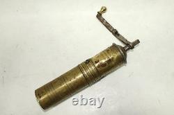 Antique Ottoman Brass Hand Coffee Grinder 19 Century