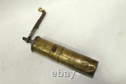 Antique Ottoman Brass Hand Coffee Grinder 19 Century