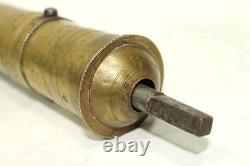 Antique Ottoman Brass Hand Coffee Grinder 19 Century