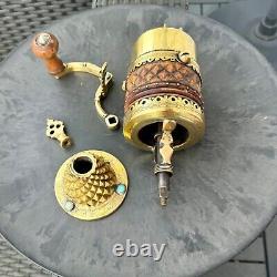 Antique Ottoman Coffee Grinder for Dallah with hallmark