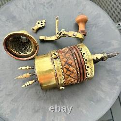 Antique Ottoman Coffee Grinder for Dallah with hallmark