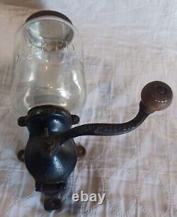 Antique PARKER Coffee Grinder No. 449 Pat. Dec. 4. 1917 Wall Mount